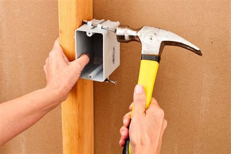 installing a metal electrical outlet box|putting electrical box existing drywall.